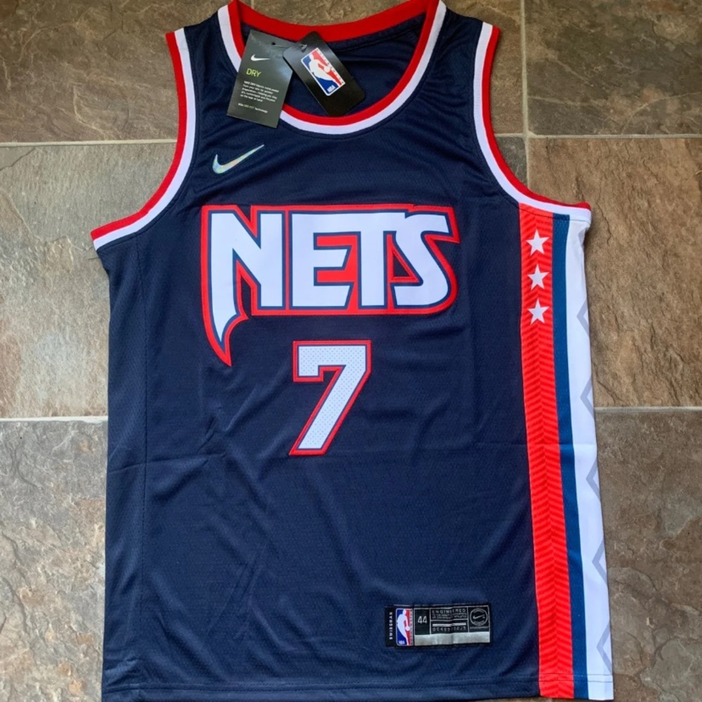 NBA Brooklyn Nets Kevin Durant Nike Navy Swingman Jersey - City Edition